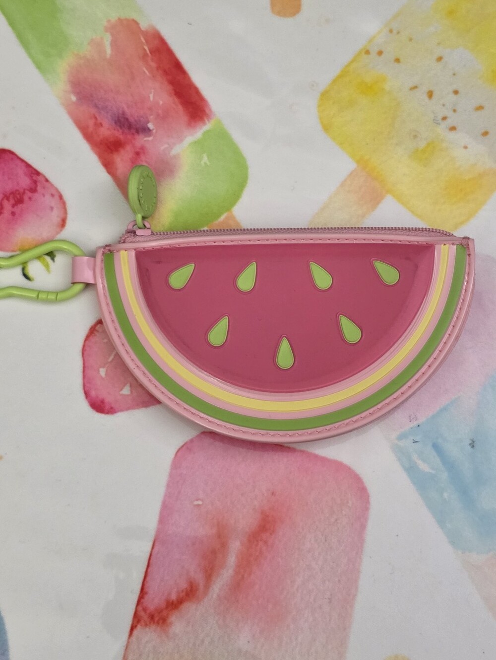 Bath & Body Works Fruit Fusion Watermelon Whirl Coin Pouch NEW without Tags RARE